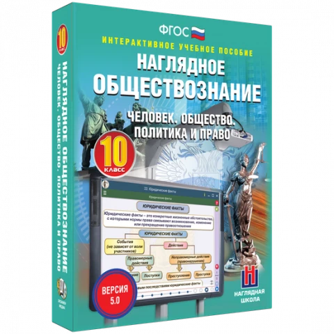 Интерактивное учебное пособие <Наглядное обществознание. Человек. Общество. Политика и право. 10 класс>