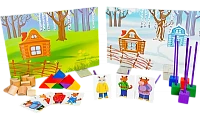Игровой набор Фребеля, <Заюшкина избушка> 3+