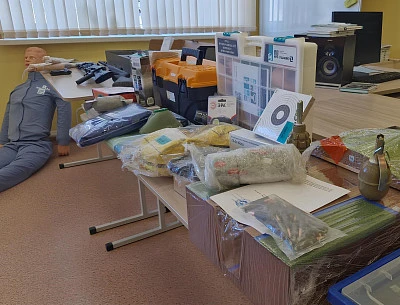 «Ростком» оснастил класс ОБЗР в МОУ Помоздинская СОШ